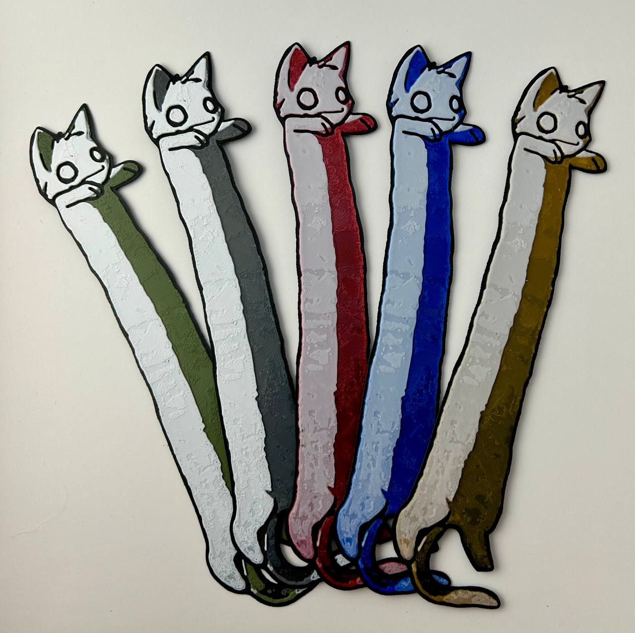 Zombie Cat 3D Printed Bookmark