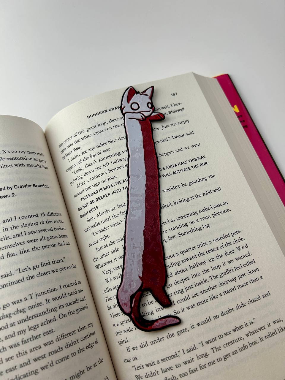 Zombie Cat 3D Printed Bookmark