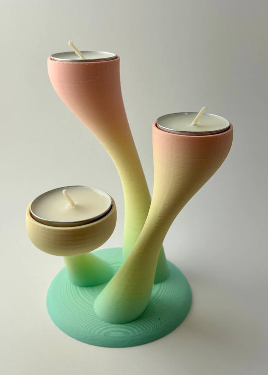 3D Printed Candelabra for Tea Lights