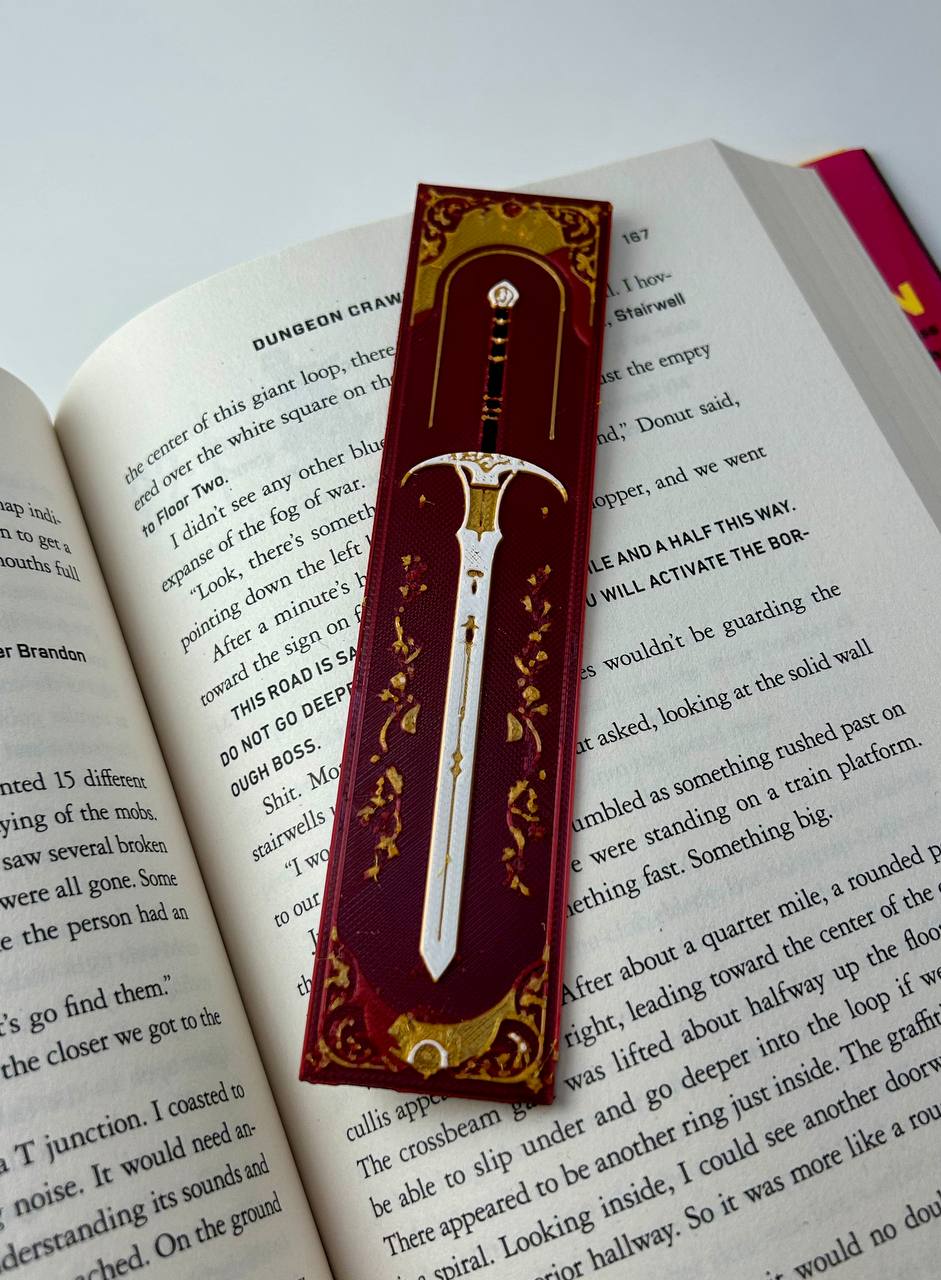 Elven Blades - 3D Printed Bookmarks