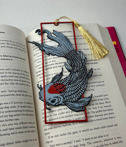 Koi 3D Printed Framed Bookmark