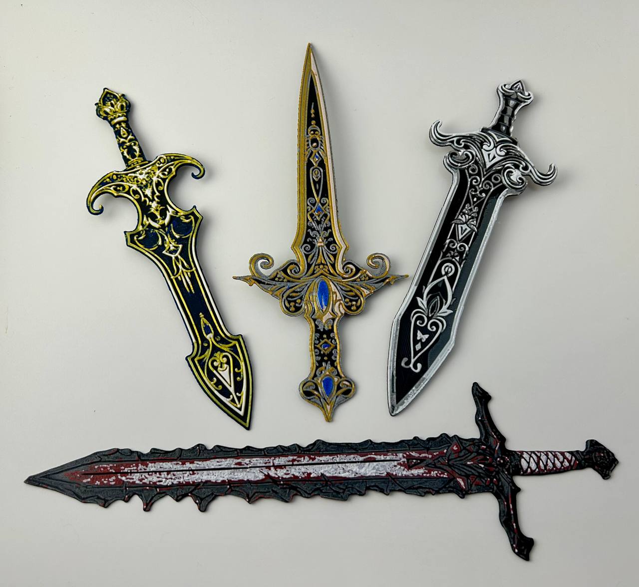 Blades of the Kingdom 3D Printed Bookmarks