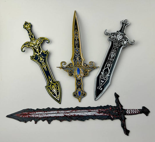 Blades of the Kingdom 3D Printed Bookmarks