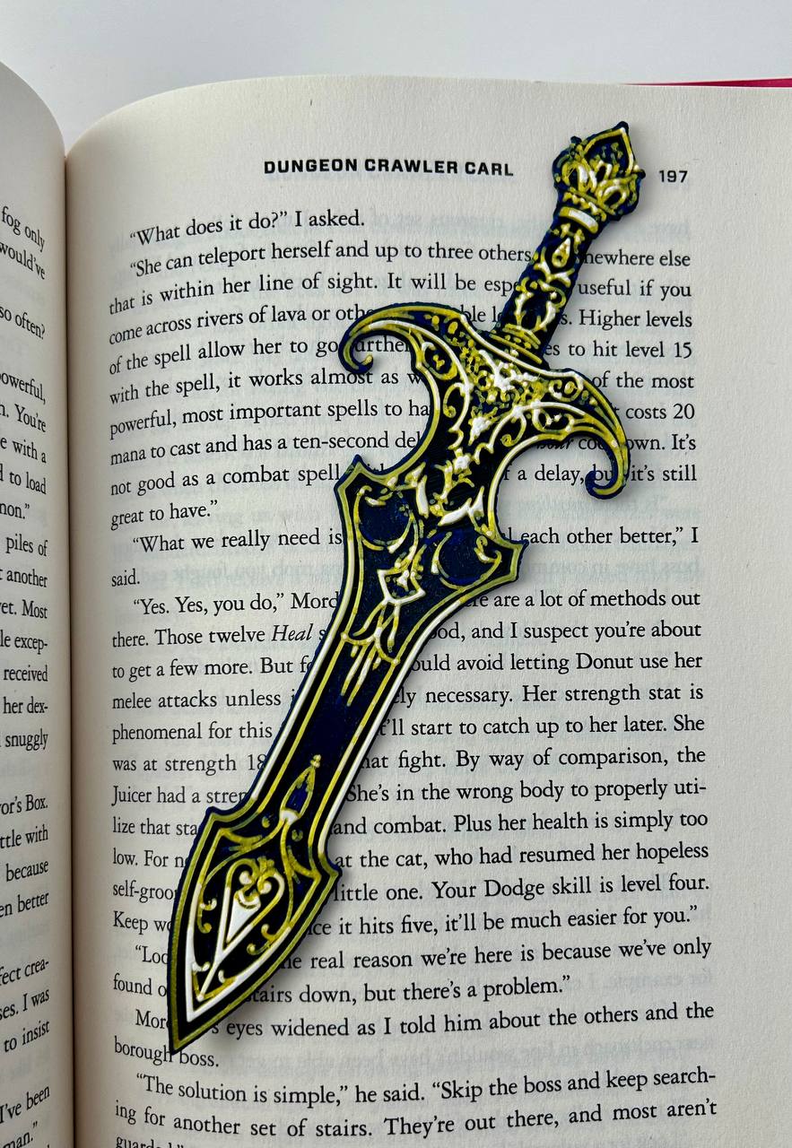 Blades of the Kingdom 3D Printed Bookmarks