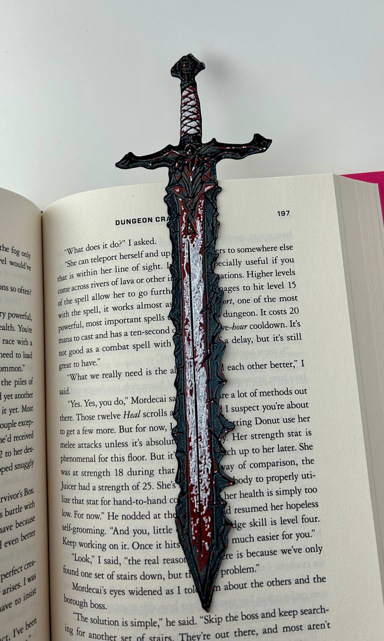 Blades of the Kingdom 3D Printed Bookmarks